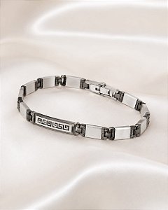 BRACELETE MASCULINO EGÍPCIO SEQUENCIAL DET GRAFITT