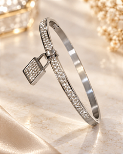 BRACELETE ZIRCONIA CADEADO