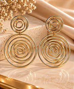 Brinco - BRINCO PENDENTE DESING ESPIRAL
