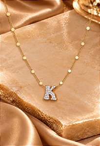 CONJ 2 PÇ CHOKER GROUMET E CHAPINHA 30+10CM E PONG