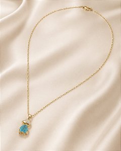 Conjunto - CONJ 2PÇ GARG CADEADO 40CM + PING MENINO COM CORAÇÃO VERDE