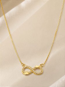 GARGANTILHA VENEZIANA 45CM COM PING FIXO INFINITO