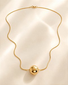 GARGANTILHA VENEZIANA 45CM E PING PONTO BOLA 14MM