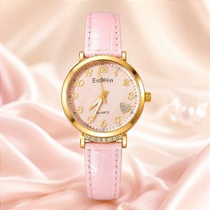 RELOGIO PULS COURO ROSA