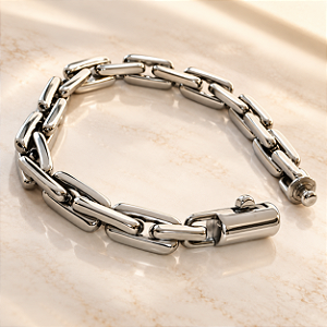 Pulseira - PULSEIRA MASCULINA FECHO CANHÃO 20CM