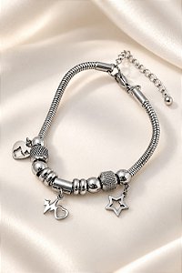 PULSEIRA BERLOQUERA C/CORAÇÕES E ESTRELINHA