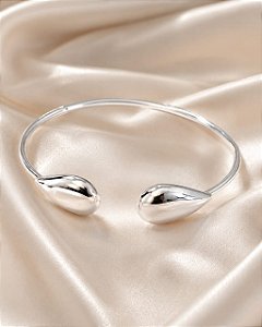 BRACELETE DUAS GOTAS PRATA