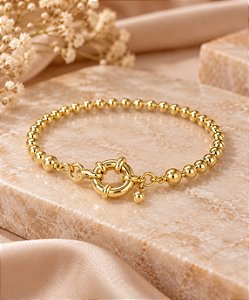PULSEIRA ESFERINHAS E FECHO BOIA ESPECIAL