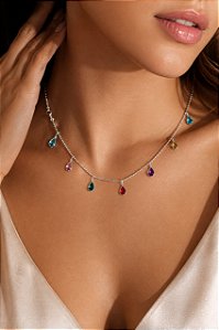 CHOKER MISTO ELO PORT E PONTILH C BERL GOTA ZIRC C