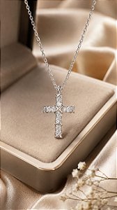 CONJ 02 PÇ CORR CAD C PING CRUZ DET EM X CRAV ZIRC