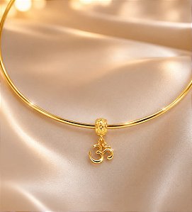 CONJ 2 PÇ CHOKER ARO FIO REDONDO 6,0GR + PING BERL