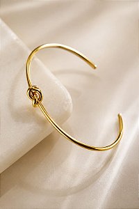 BRACELETE LISO C NÓ CENTRAL REGULAVEL