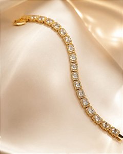 BRACELETE REALEZA TOTALMENTE CRAVEJA COM ZIRCON RE