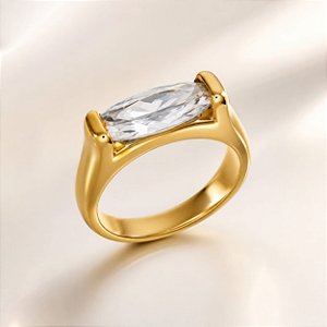 ANEL CONTEMPORANEO COM SUPER ZIECONIA OVAL DE 15X6