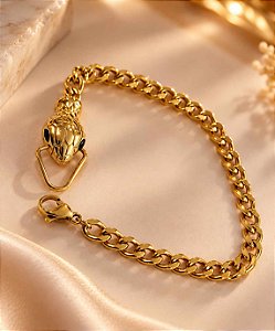 PULSEIRA ELOS E CABEÇA DE COBRA