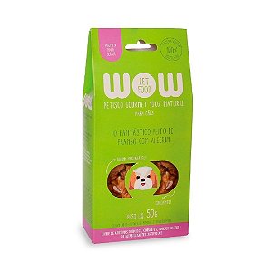 Petisco Natural Wow Pet Food Frango E Alecrim Para Cães 50 G