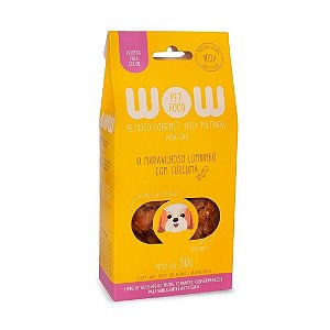 Petisco Natural Wow Pet Food Lombinho E Cúrcuma Para Cães Único