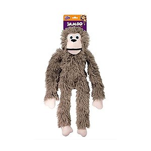 Mordedor de Pelúcia Macaco Peludo Marrom Grande