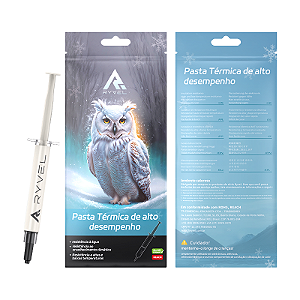 Pasta Térmica Ryvel Arctic 14.3W 5g Cinza - RY-PT-A14-WT