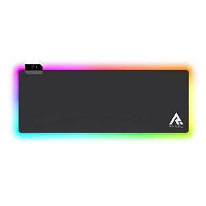 Mouse Pad Gamer Ryvel Black RGB 800x300mm