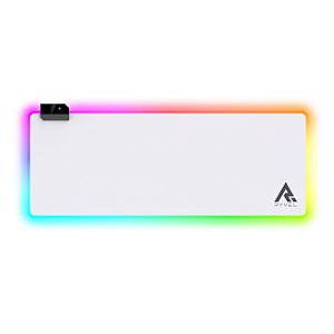 Mouse Pad Gamer Ryvel White RGB 800x300mm