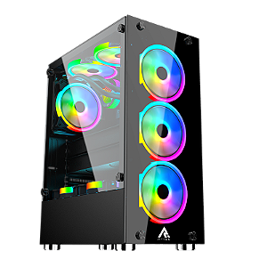 Gabinete Gamer Ryvel Vision Black RY-GB-VS-BL
