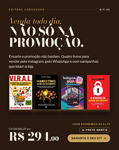 KIT 5 - VENDA TODO DIA, NÃO SÓ NA PROMOÇÃO - FRETE GRÁTIS