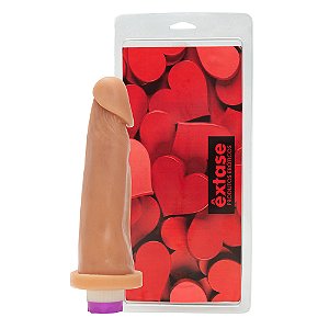 Pênis em Silicone com Vibrador VN08 - 20 x 5cm