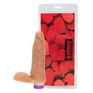 Pênis em Silicone com Vibrador VN20 - 18,5 x 4,7cm