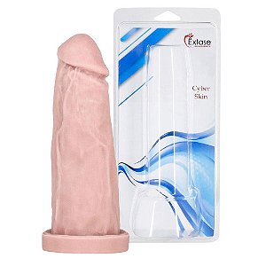 Pênis Realístico em CyberSKin Maciço CM07 - 17 x 4,5cm