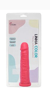 Pênis em Silicone Maciço Collors M14 - 20 x 4,5cm