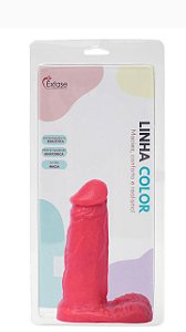 Pênis em Silicone Maciço Collors M15 - 12,5 x 3,2cm