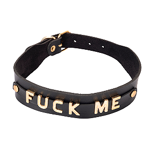 Gargantilha Fuck Me Gold