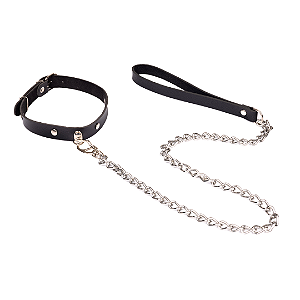 Gargantilha Slim com Guia Corrente