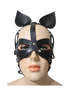 Máscara Tiazinha com Orelhas Sexy Ideal para Fantasia e Fetiche