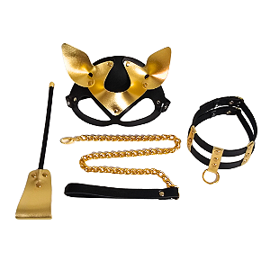 KIT DOMME GOLD COM 4 PEÇAS