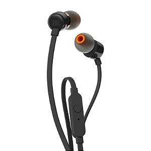 Fone de Ouvido Intra Auricular JBL T110 Preto