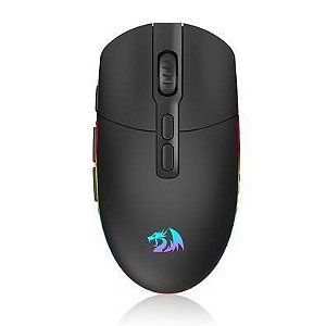 Mouse Gamer Redragon Invader RGB 10000DPI Preto