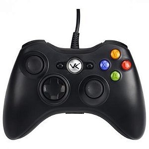 Controle Joystick Para Xbox 360 E Pc Com Fio Usb Vinik X360