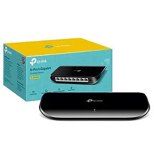 Switch 8 Portas, 10/100/1000 Gigabit, Mesa, Tl-sg1008d - Tp Link