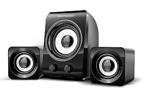 CAIXA SOM MULTILASER SP172 2.1 USB 10W RMS PRETA