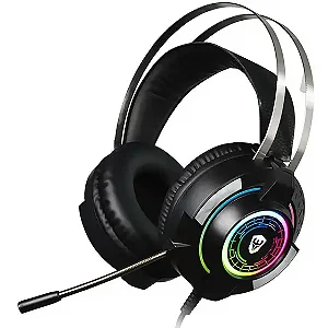 Headset Gaming Sate King Fight GH-550 RGB 7.1 Surround com Fio USB - Preto - Satellite