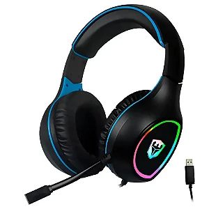FONE OUVIDO SATELLITE HEADSET GH-552 USB STEREO 7.1 LED RGB PRETO
