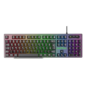 Teclado Gamer Viper Pro Semi Mecanico Rgb Naja - 408 Preto Bivolt