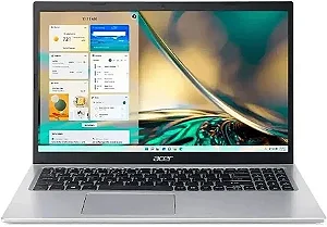 Notebook Acer Aspire 3 A315-510P-320B, i3-N305 Série N, 15.6'' SSD 256GB, 8GB Prata