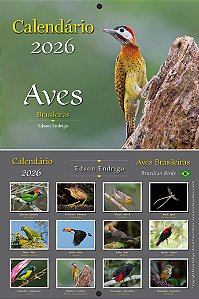 Calendário Aves Brasileiras 2026