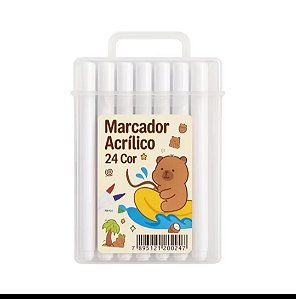 Kit Livro de Colorir Bobbie Goods + Marcador Acrílico 24 Cores