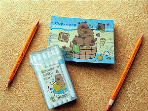 Kit Livro de Colorir Bobbie Goods + Marcador Acrílico 24 Cores