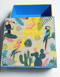 Caixa de Decoupage  - Aves por Débora Artes