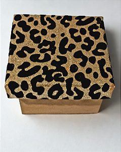 Caixa de Decoupage  - Onça por Débora Artes